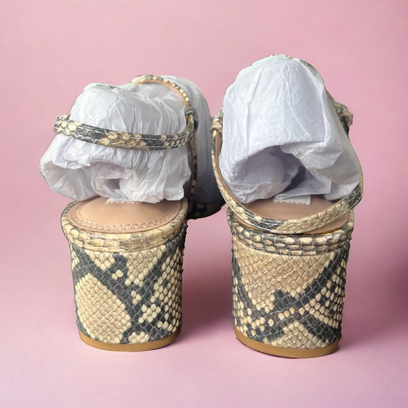 Steven New York Oceana Snake Print Sandal New In Box Sz 7 - Picture 3 of 11